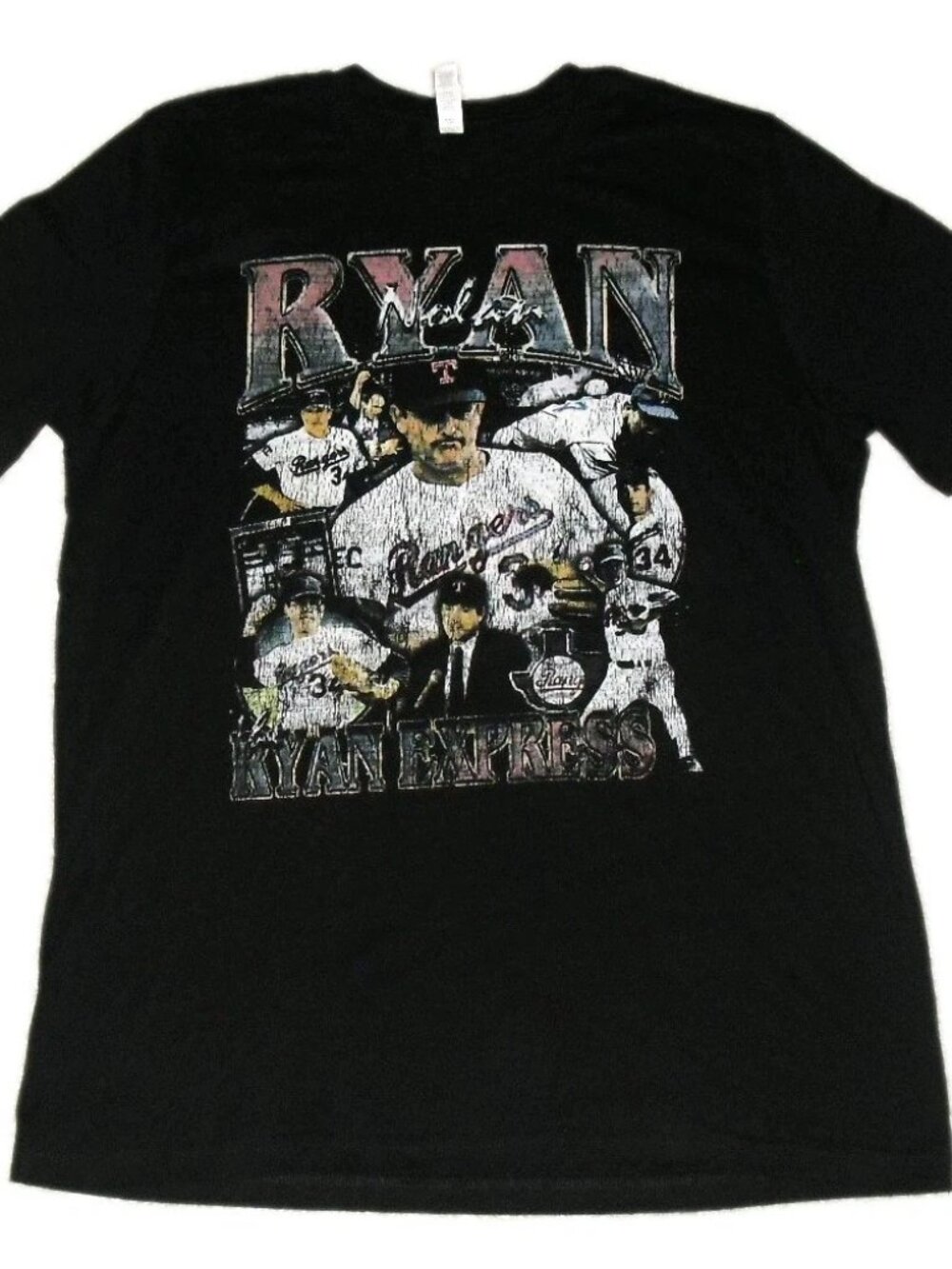 Nolan Ryan Texas Rangers Ryan Express Mens Player T-Shirt sz. Large New